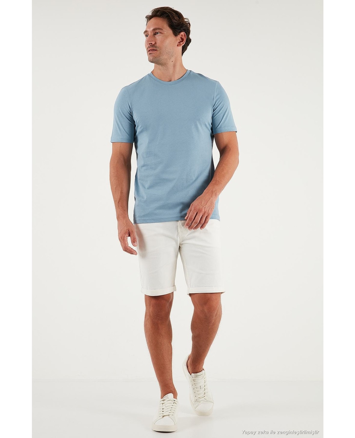 Buratti Pamuklu Regular Fit Bisiklet Yaka 5'li Paket T Shirt Erkek T Shirt 59020204S5 görsel 5