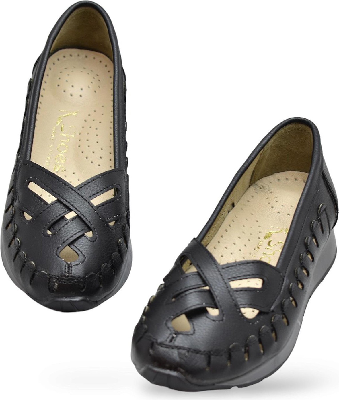 Ispartalılar 230B Rahat Ortopedik Taban Günlük Kadın Ayakkabı Babet Kadın Yazlık Ayakkabı görsel 7