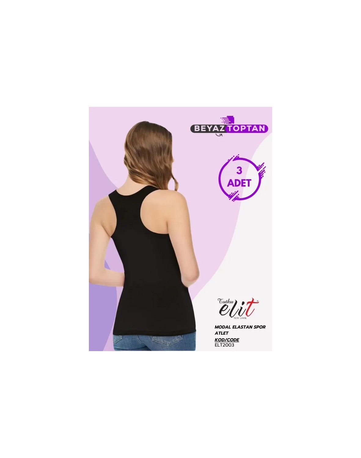 Tutku Elit Erkek Modal Elastan Atlet 3'lü Set Esnek ve Rahat Kullanım İçin Beyaz görsel 8