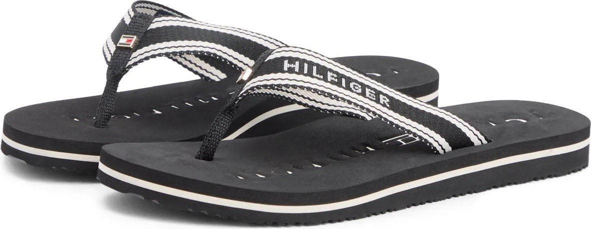 Tommy Hilfiger Siyah Kadın Plaj Terliği FW0FW09193BDS görsel 3