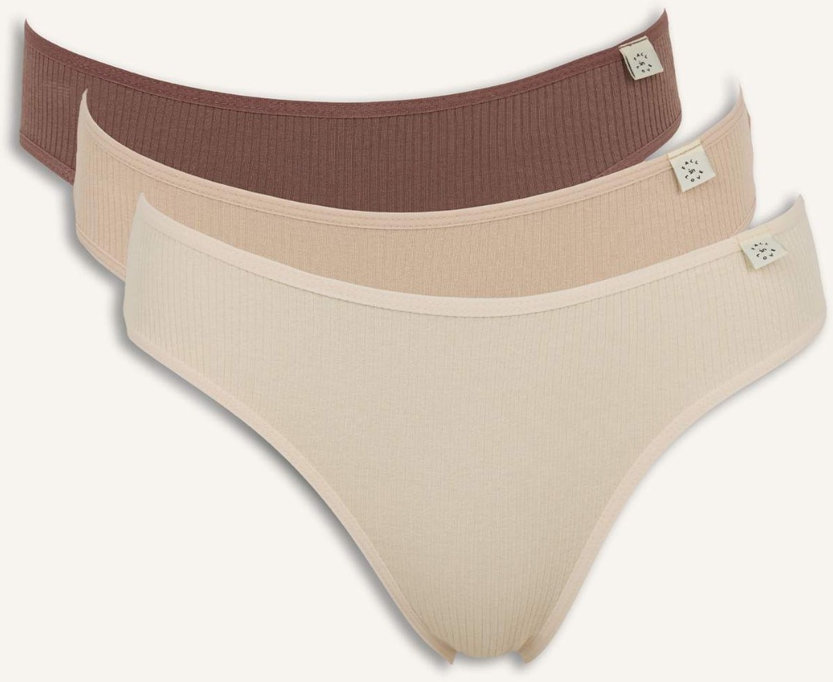 DeFacto Ribana 3'lü Brief Külot D6404AX26AU