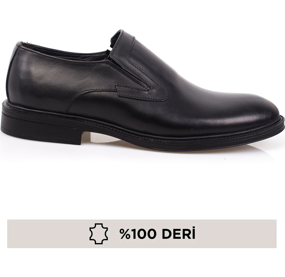 Maximoda Hakiki Deri Klasik Bağcıksız Iç Dış Deri Erkek Ayakkabı görsel 7