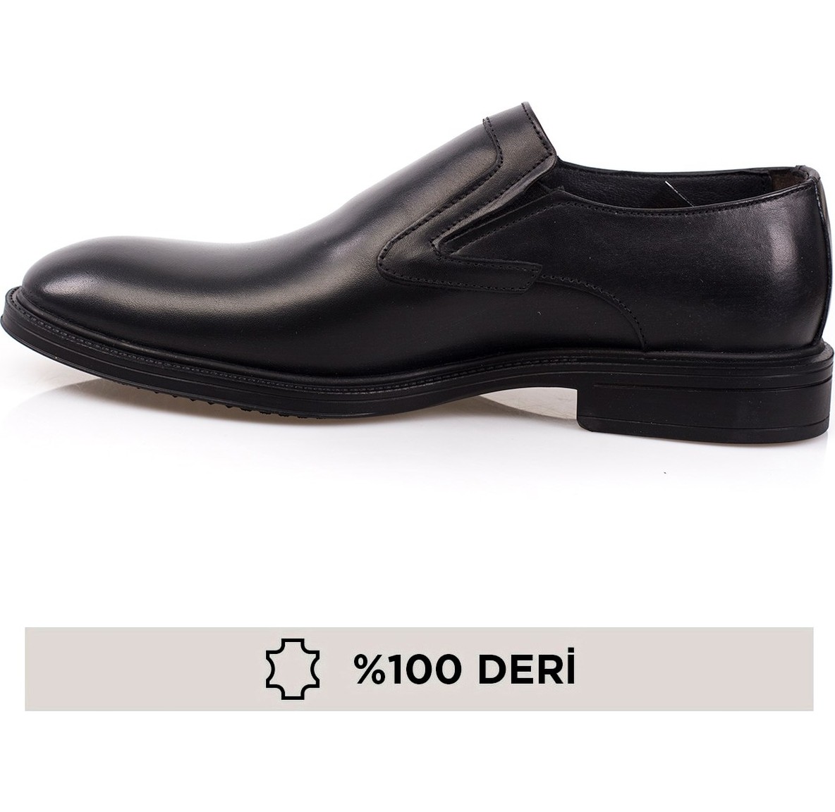Maximoda Hakiki Deri Klasik Bağcıksız Iç Dış Deri Erkek Ayakkabı görsel 8