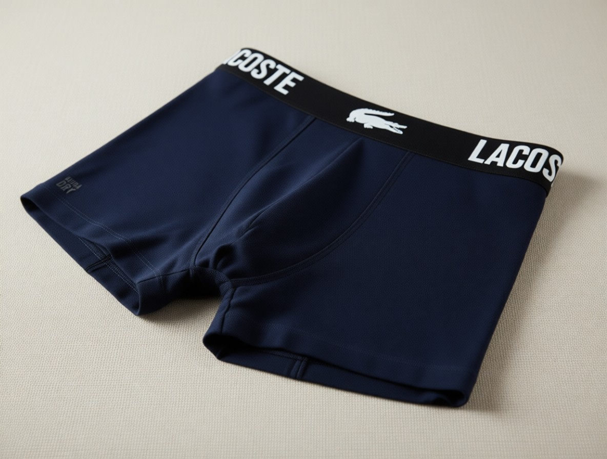 Lacoste Active Erkek 3'lü Renkli Boxer 5H1309 Euf görsel 5