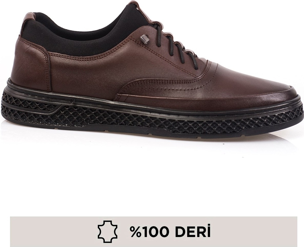 Maximoda Deri Bağcıksız Erkek Ayakkabı Siyah Kauçuk Taban ile Günlük Kullanım İçin görsel 7