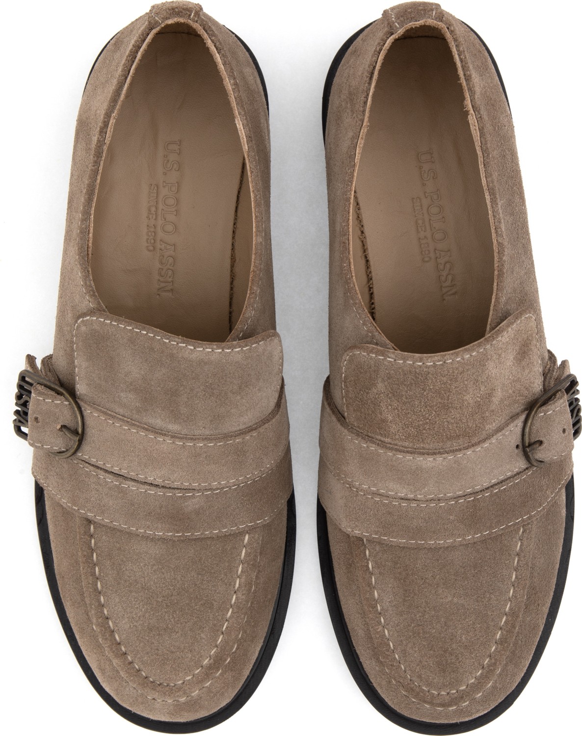 U.S. Polo Assn. Kadın Bej Süet Loafer 50315247-VR011 görsel 6