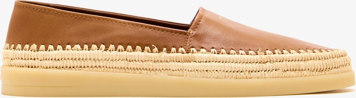 Prada Sport Nappa Deri Erkek Kahverengi Espadril