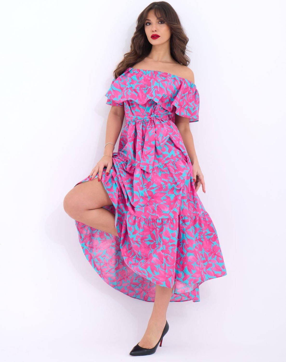 Moderie Butik 6473 Elbise-Livorno görsel 3