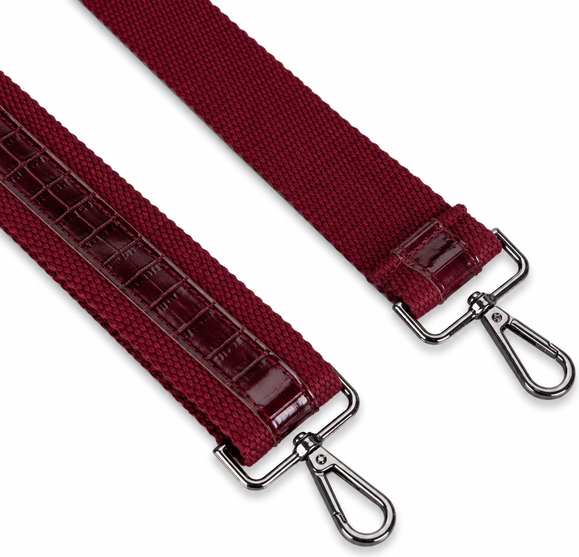 BloominBag Burgundy Croco Hakiki Deri 15-16 Inç Macbook/laptop Çantası görsel 7
