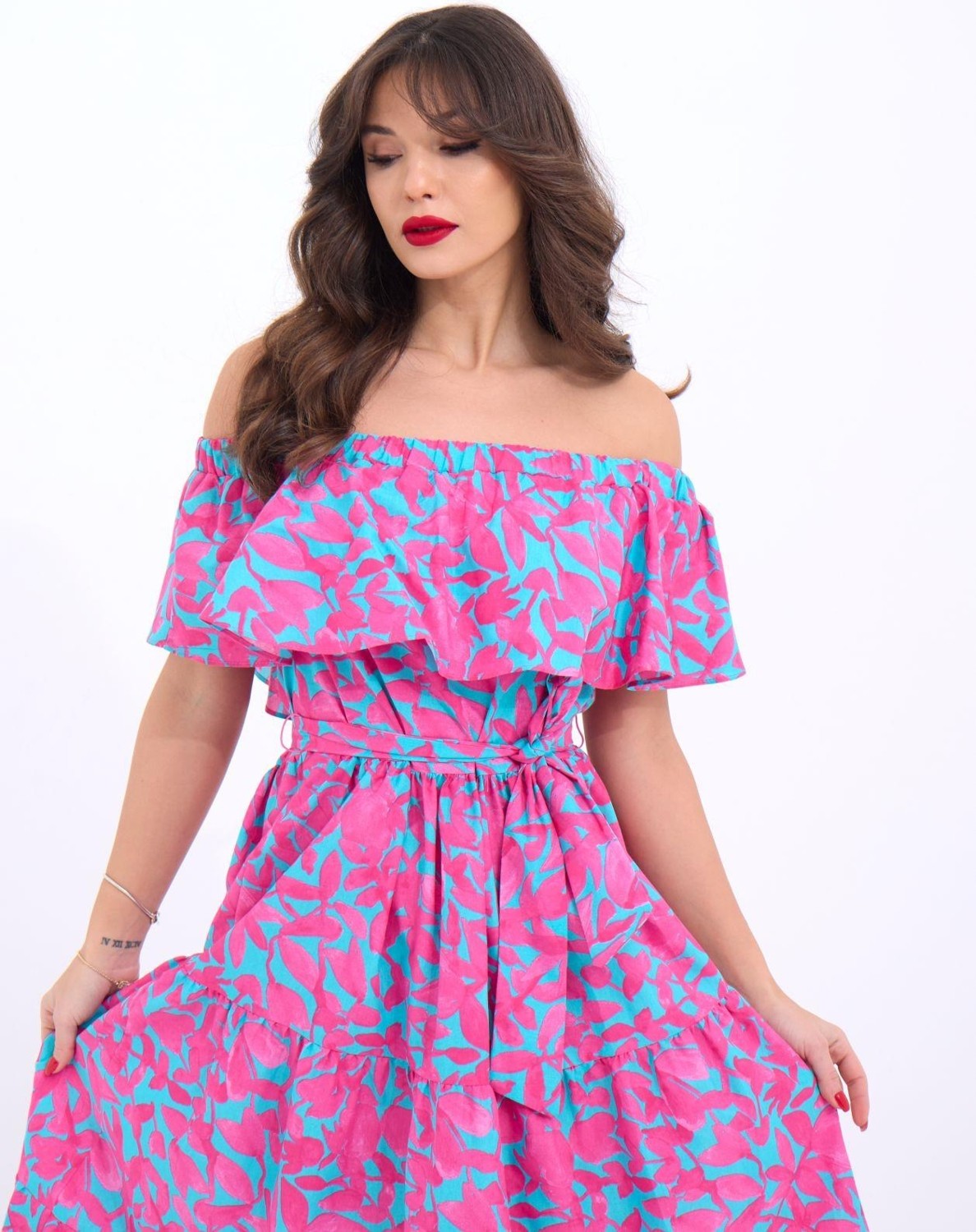 Moderie Butik 6473 Elbise-Livorno görsel 2