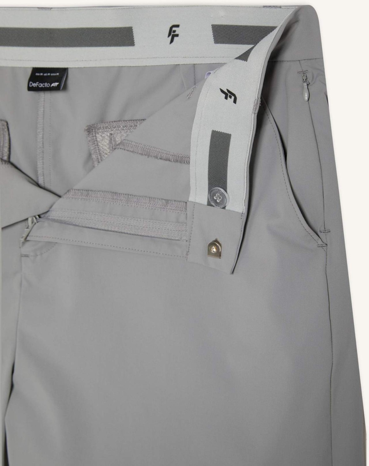 DeFacto Slim Fit Dar Kesim Sporcu Dokuma Şort D9249AX25SP görsel 5