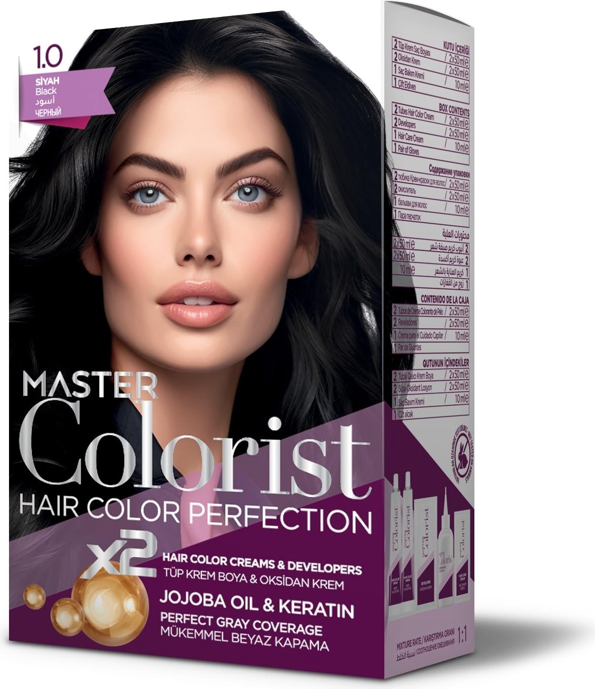 Die Grup Master Colorist Set Saç Boyası 1.0 Siyah