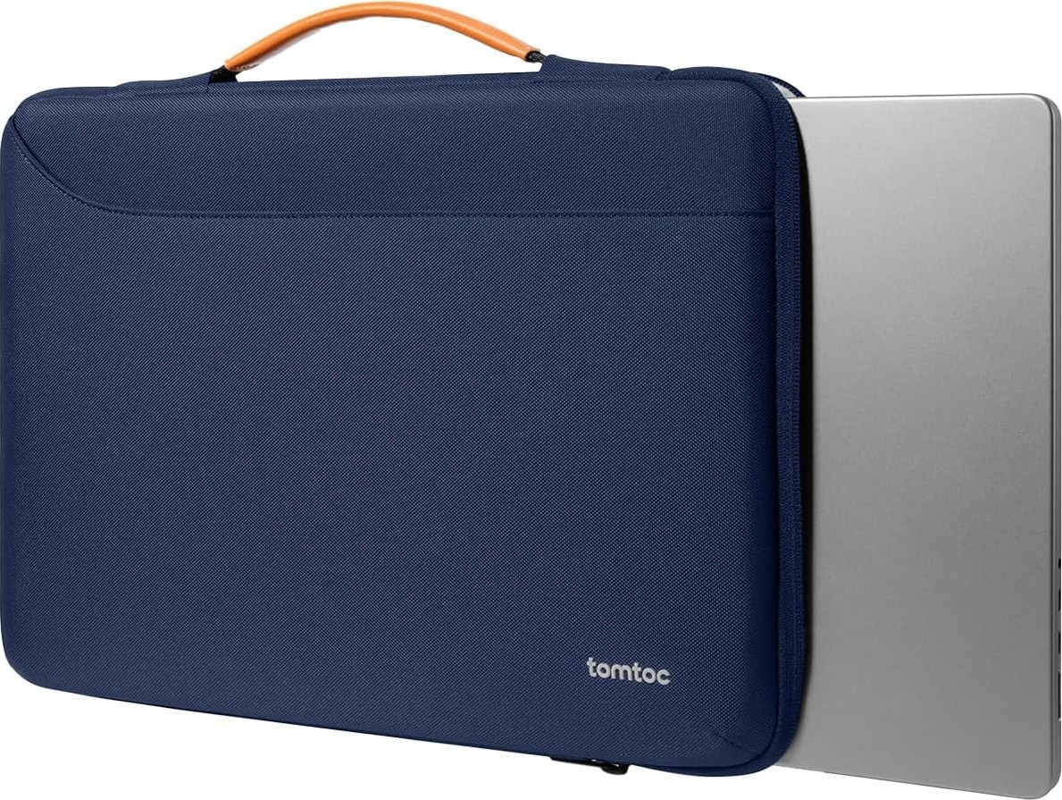 Tomtoc Defender 16" Laptop Çantası, 360° Darbe Koruma, Suya Dayanıklı, Ultra Ince Taşınabilir Kılıf görsel 3