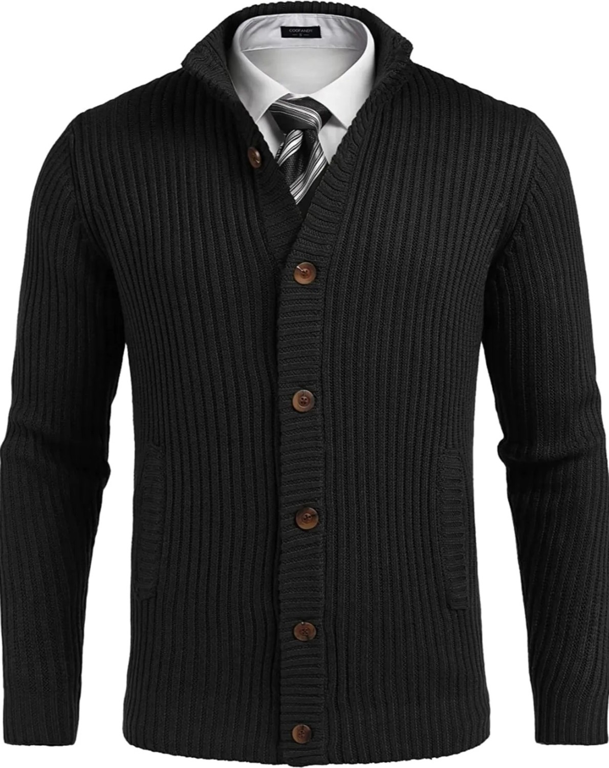 Youknitwear You Elke Erkek Triko Hırka görsel 2