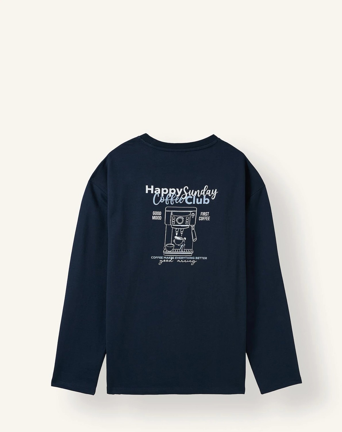 DeFacto %100 Pamuk Regular Fit Bisiklet Yaka Uzun Kollu Baskılı Üst Çizgili Alt Pijama Takımı H9320AX26AU görsel 3