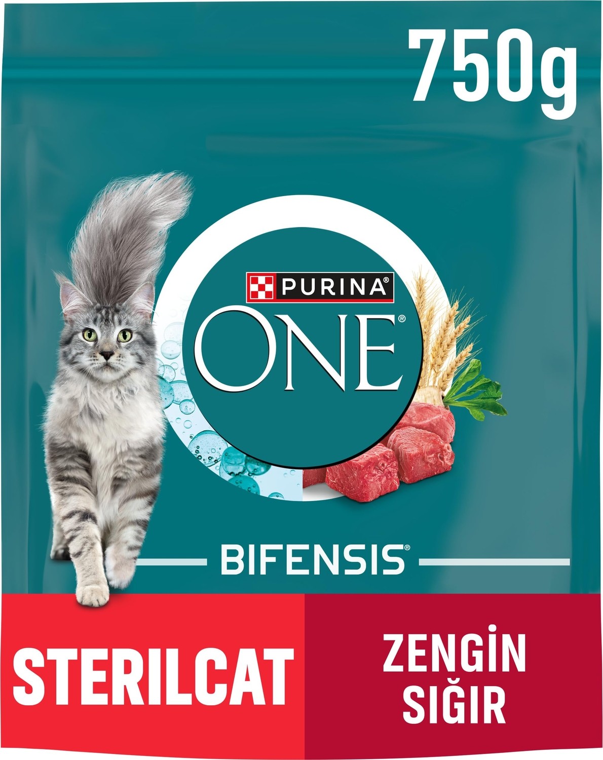 Die Grup Purina One Sterilcat Sığır Etli Kısırlaştırılmış Kuru Kedi Maması 750G görsel 3