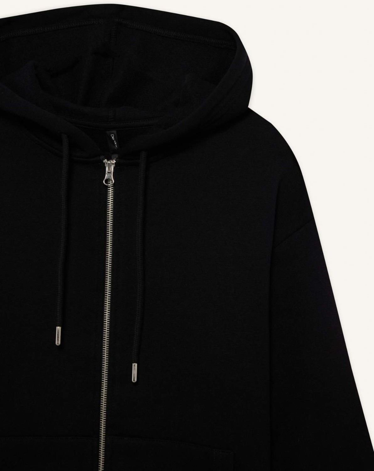 DeFacto Relax Fit Kapüşonlu Cepli Basic Fermuarlı Sweatshirt C1809AX25AU görsel 8