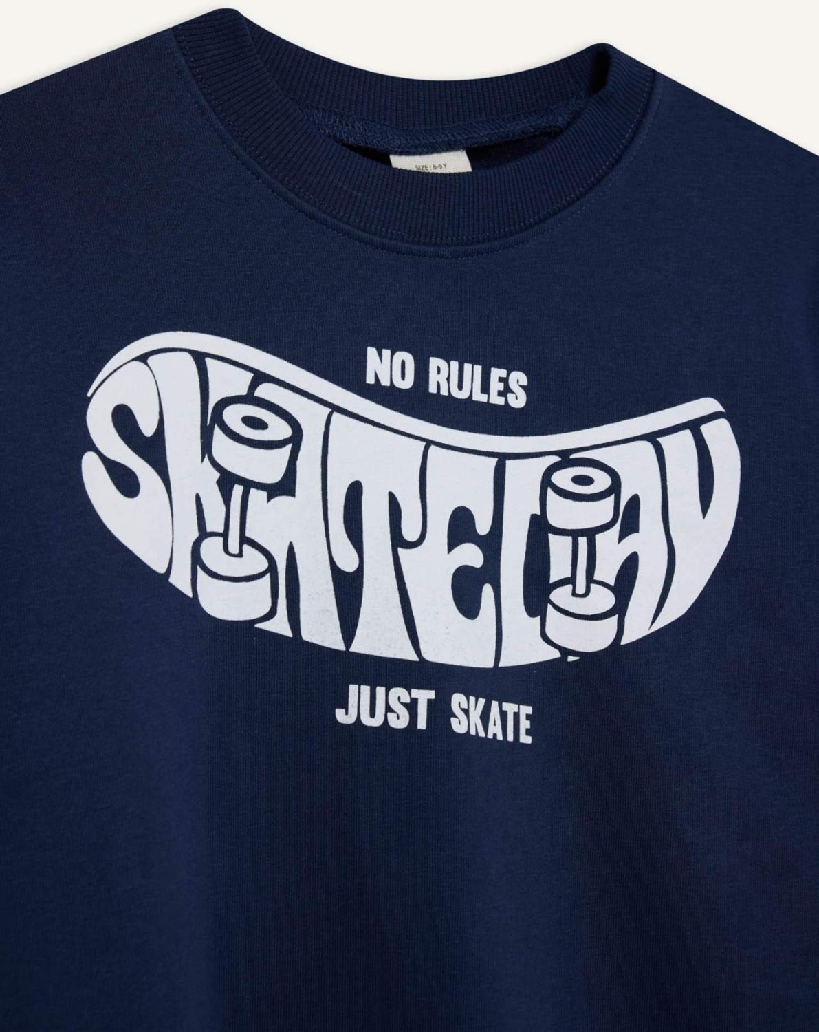 DeFacto Bisiklet Yaka Baskılı Sweatshirt Erkek Çocuk F2841A825AU görsel 8
