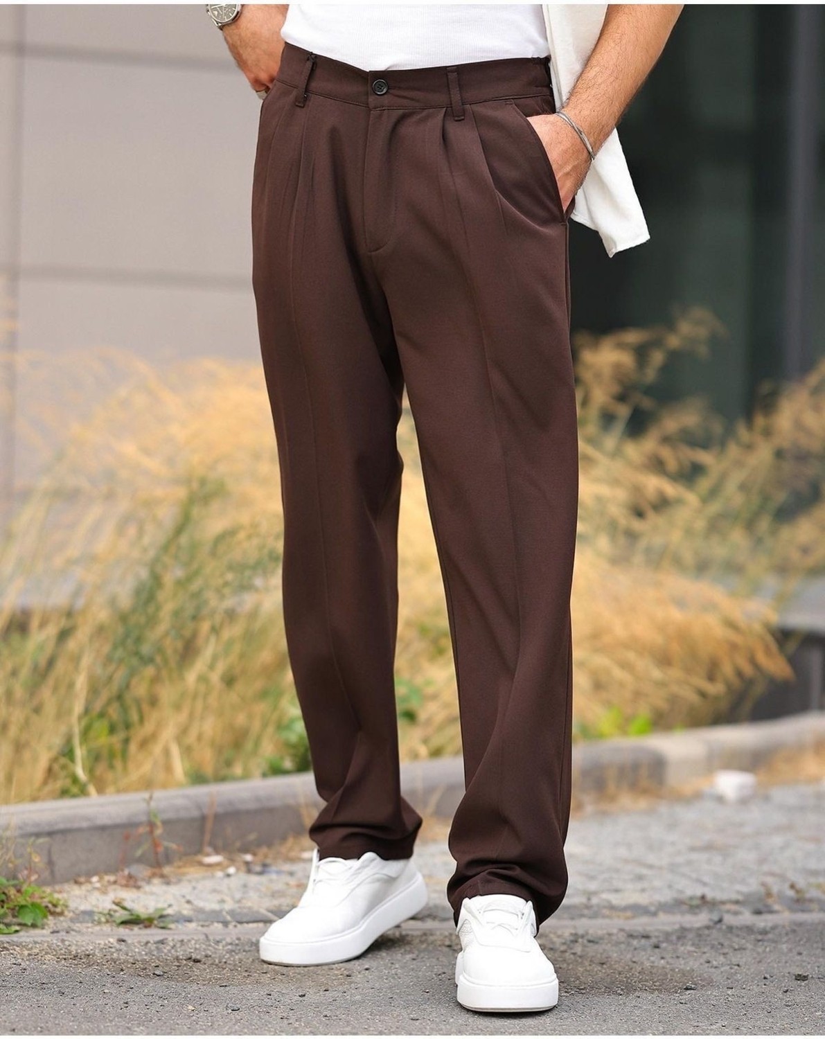 Baselco Baggy Kumaş Pantolon görsel 4