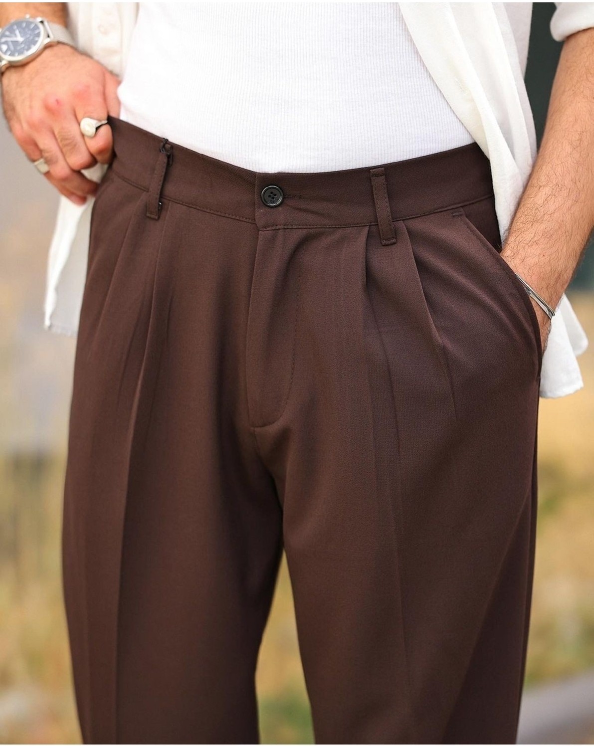 Baselco Baggy Kumaş Pantolon görsel 6