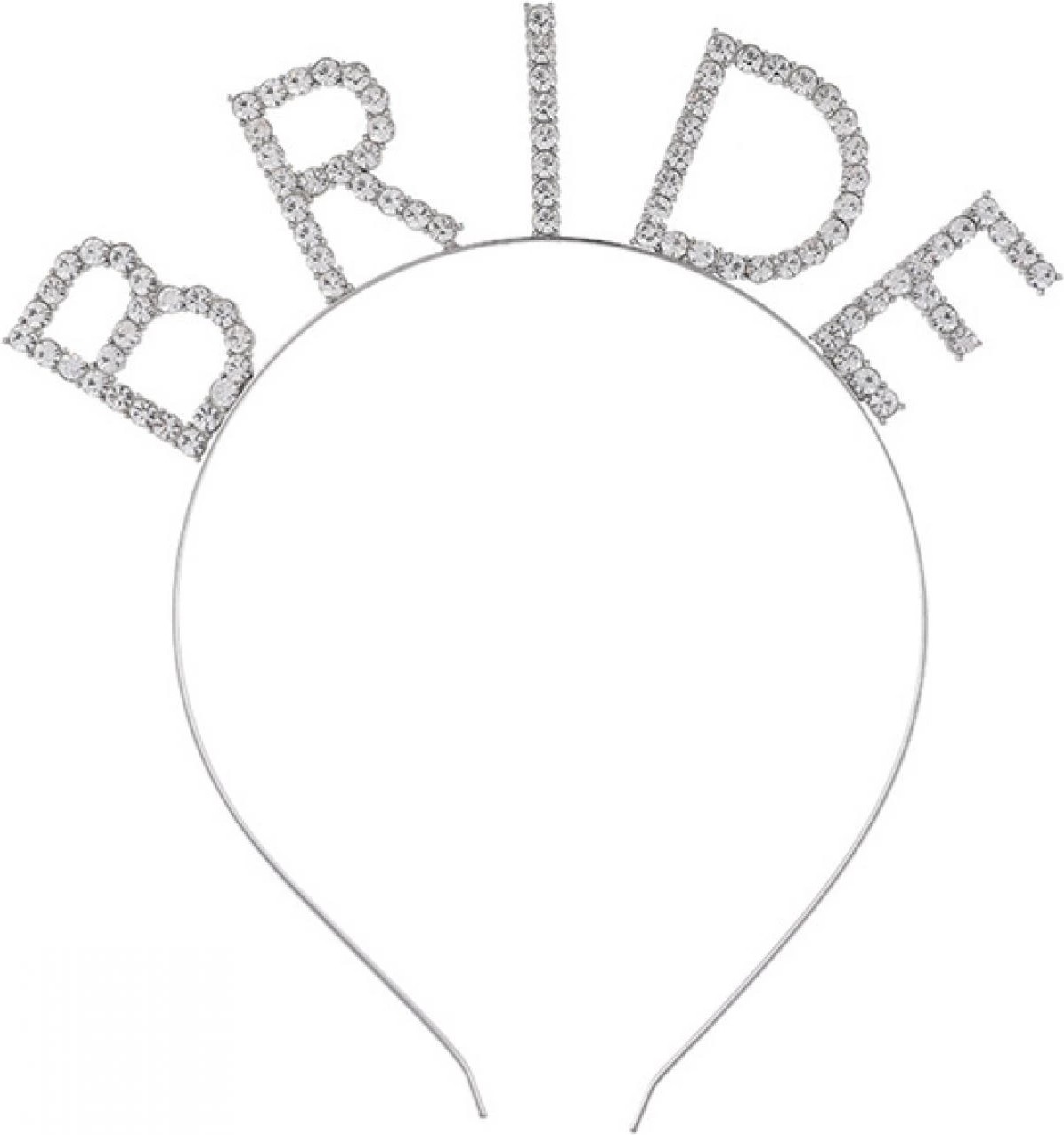 Cotton Soft Bekarlığa Veda Mega Boy Kristal Taşlı Gümüş Bride Taç Gelin Tacı 20X21 cm görsel 2