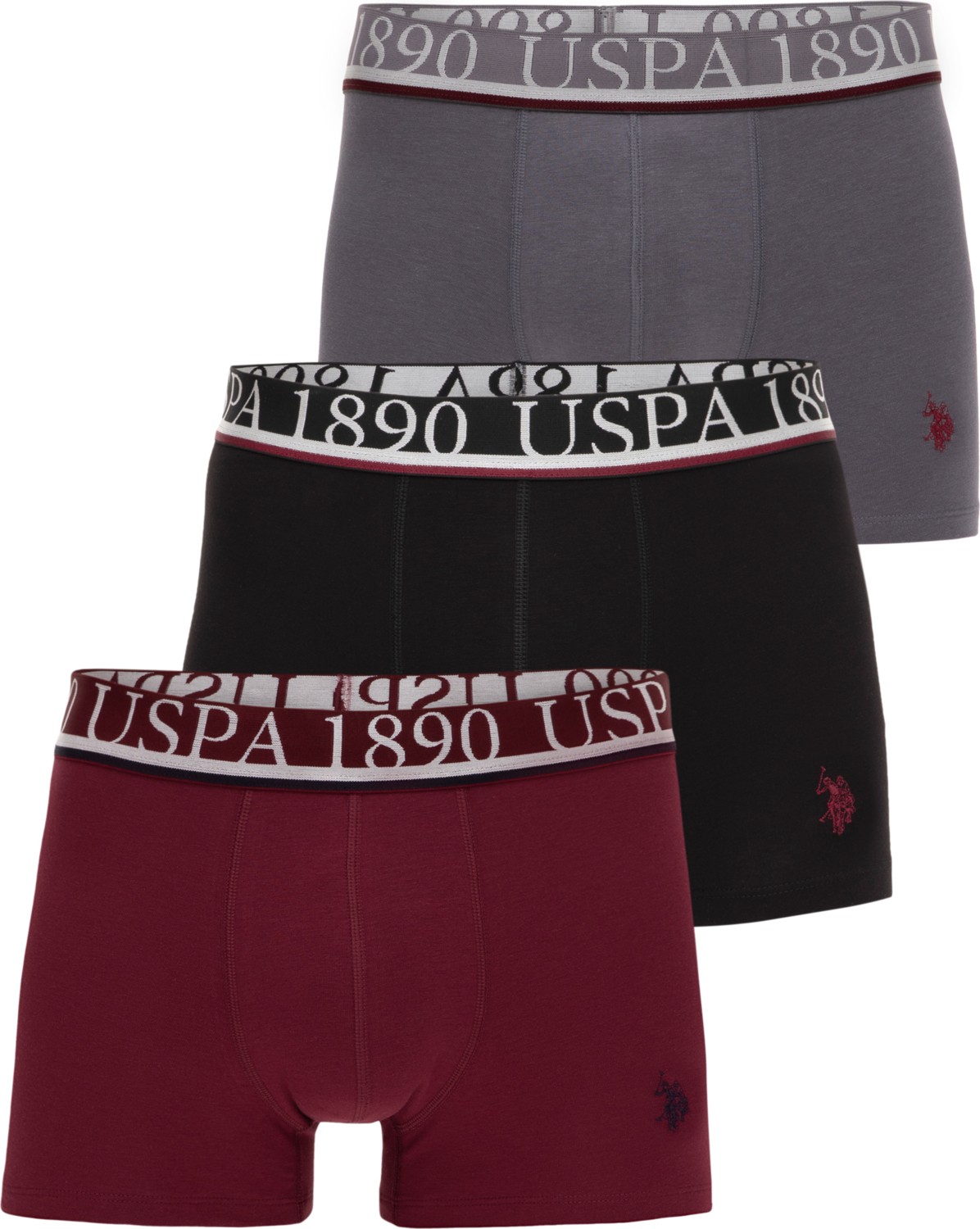 U.S. Polo Assn. Erkek 3'lü Boxer Takımı 50318648-VR014