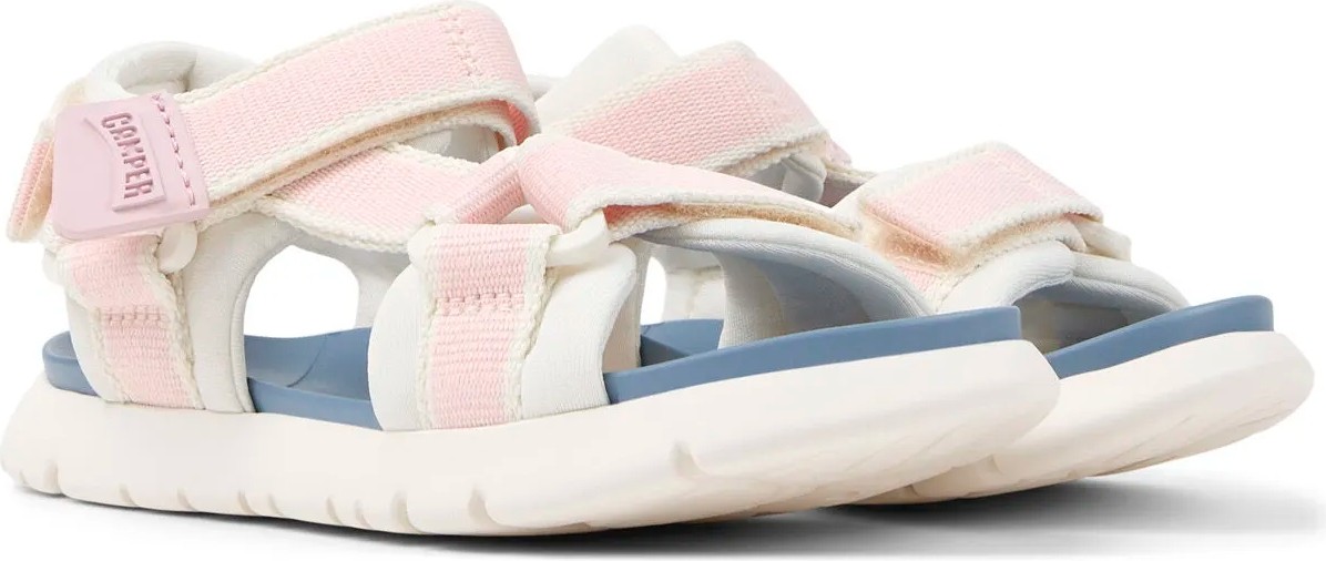 Camper Pembe - Beyaz Kız Çocuk Sandalet Oruga Sandal Kids görsel 2