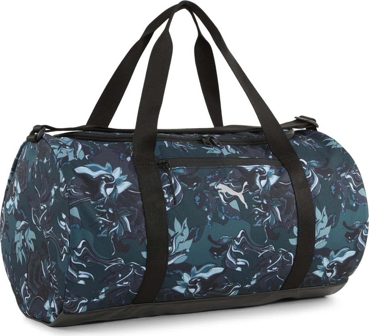 Happy Trend Puma Kadın At Green Terraıns Barrel Bag Spor Çantası Green Terrain-Aop x