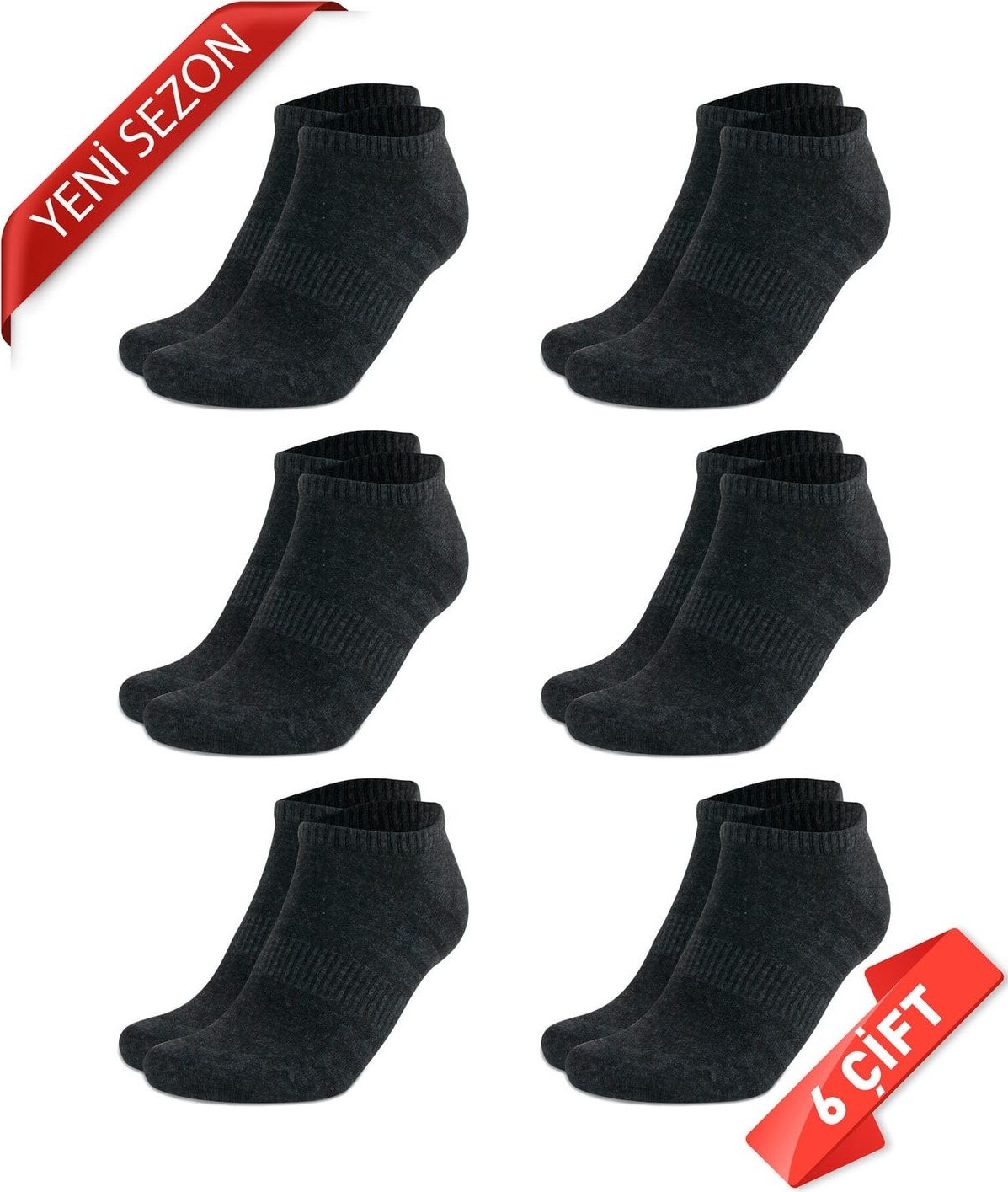 Dayco Premium Dikişsiz Bambu Erkek Süper Patik Çorap görsel 3
