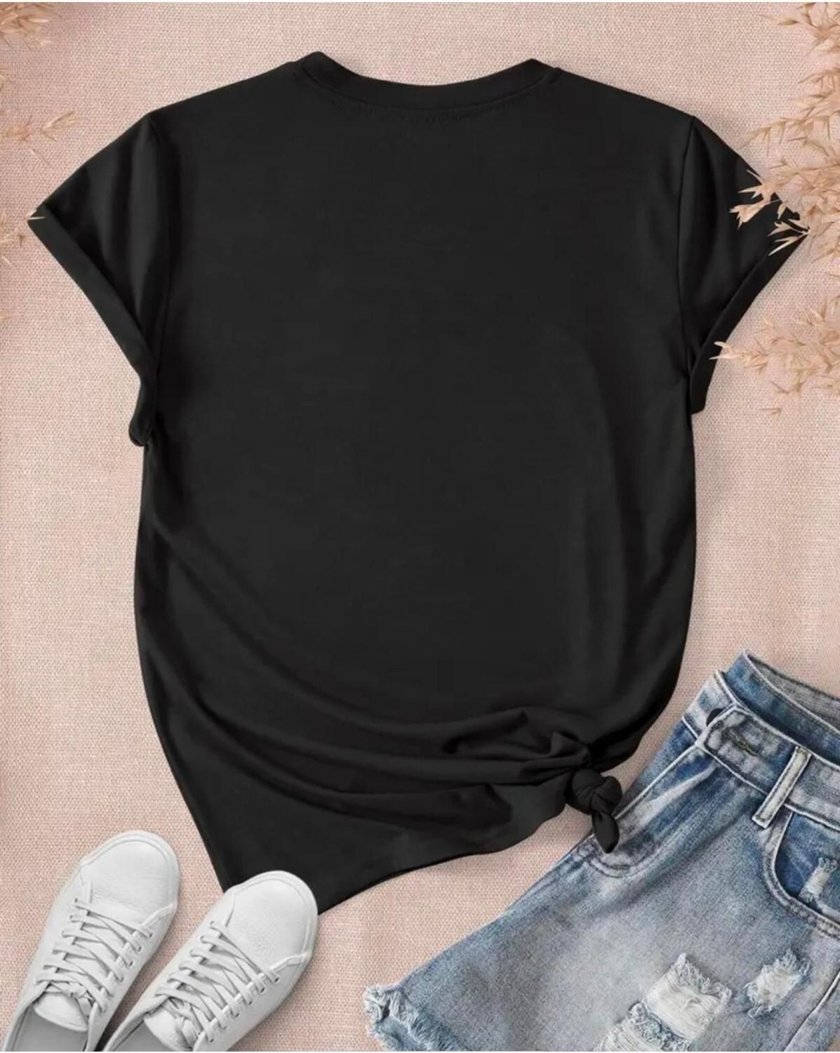 Medinenur Güneş Baskılı Basic T-Shirt görsel 2