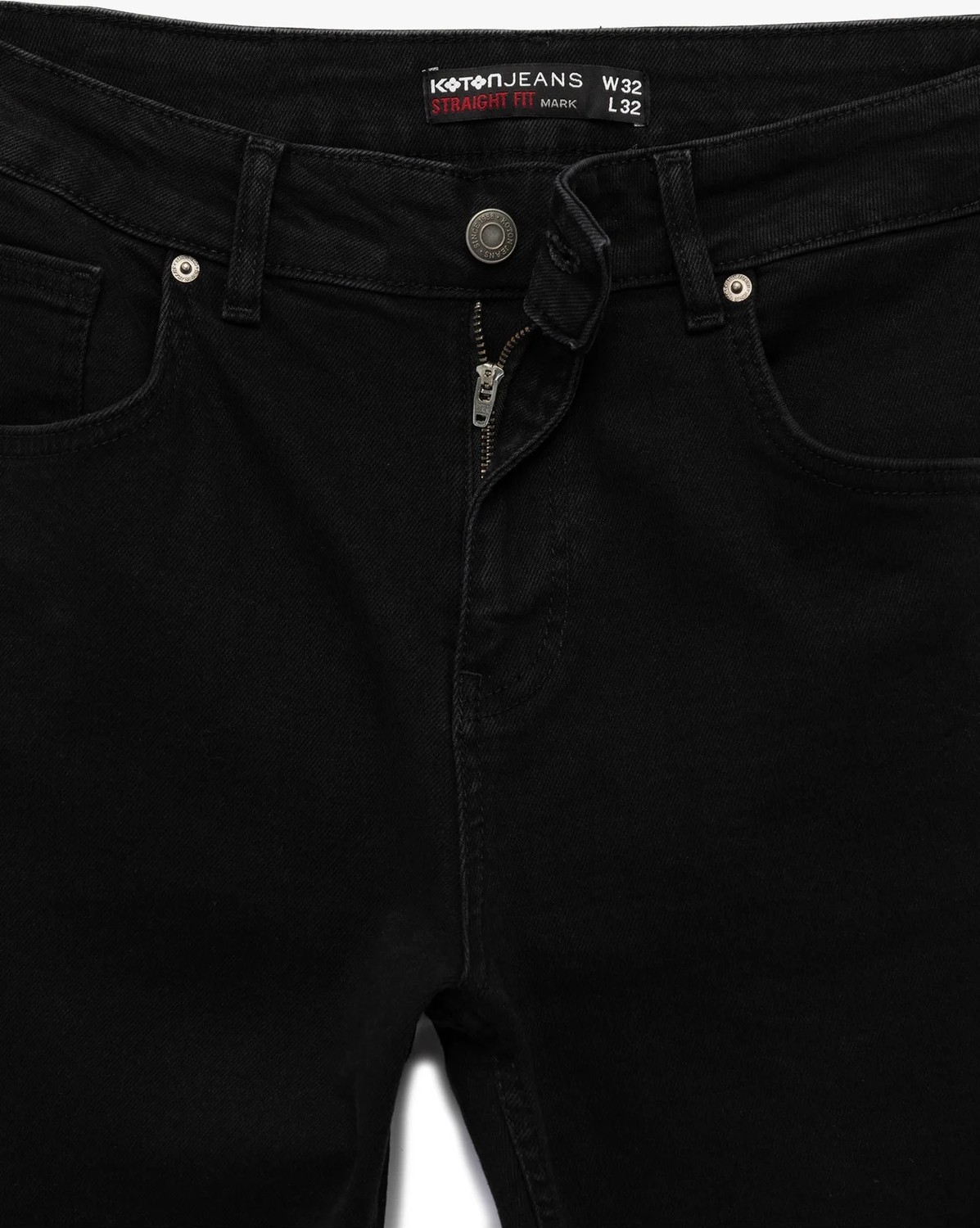 Koton Normal Bel Pamuklu Straight Fit Jean Pantolon - Mark Jean görsel 7