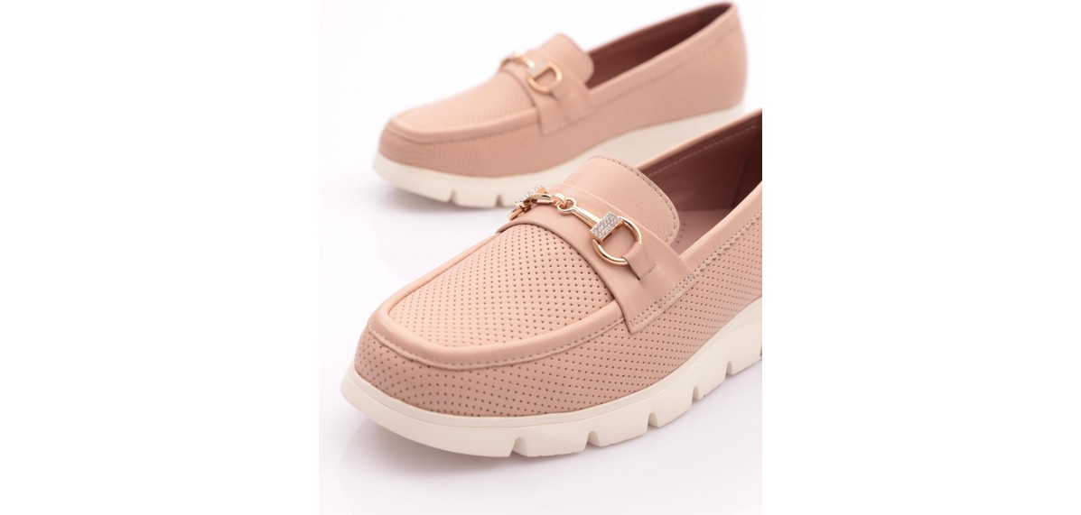 DGN 6095-1 Kadin Aksesuarli Loafer Ayakkabi görsel 8