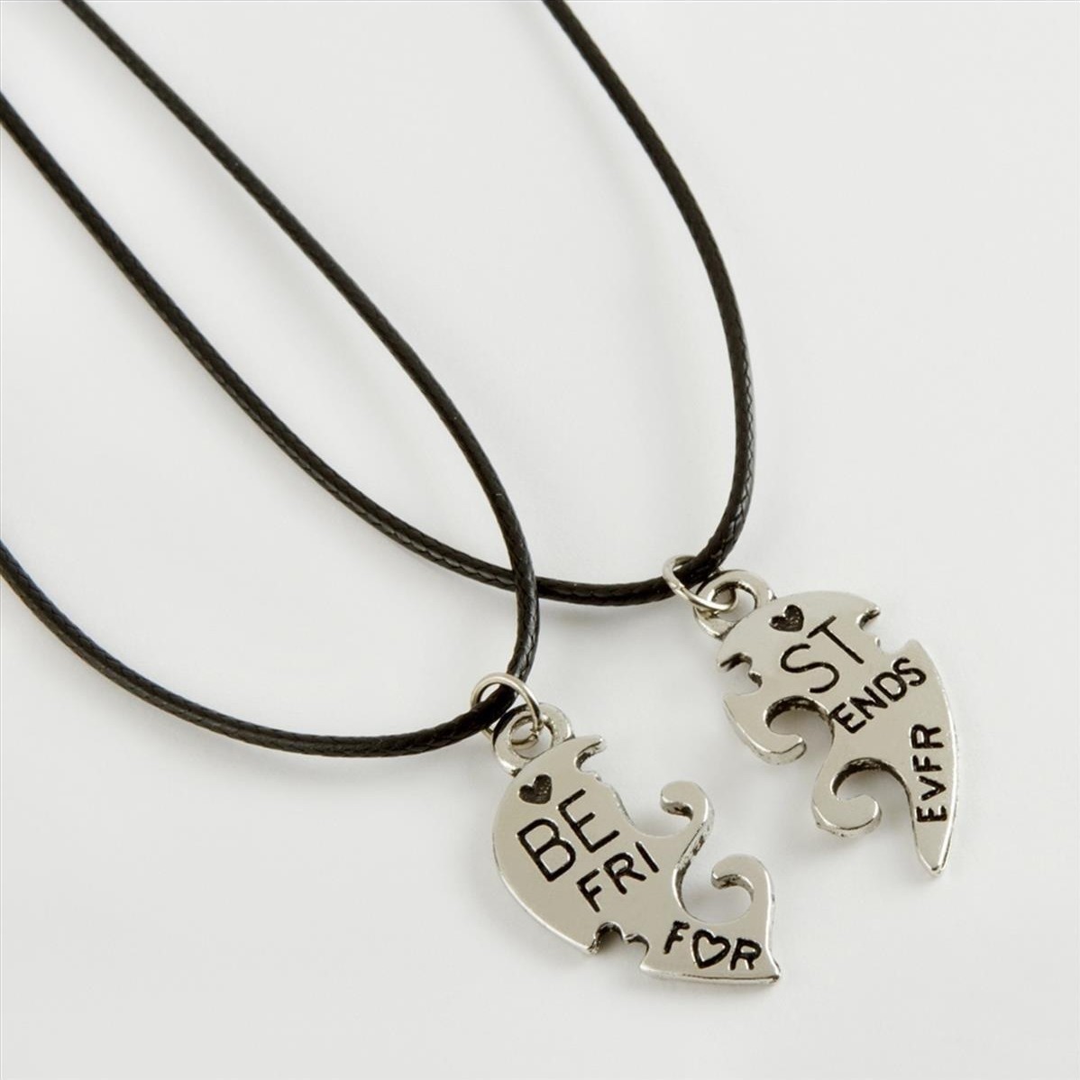 Esranın Dünyası Best Friends Arkadaş Deri Set Kolye görsel 2