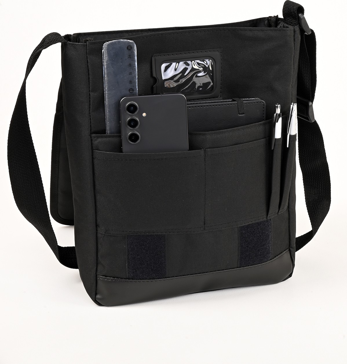 Wander Bag Unisex 14 Inç Laptop Bölmeli Çapraz Postacı Çantası Günlük Kullanım Evrak ve Tablet Çantası görsel 7
