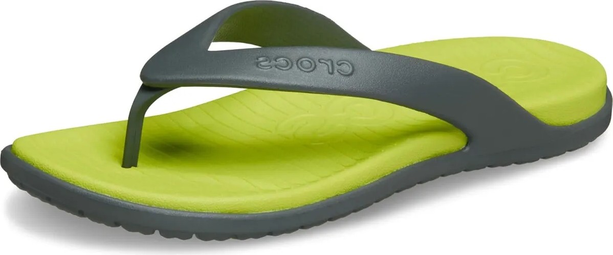 Crocs Sarı - Gri Erkek Plaj Terliği Coast Flip görsel 5
