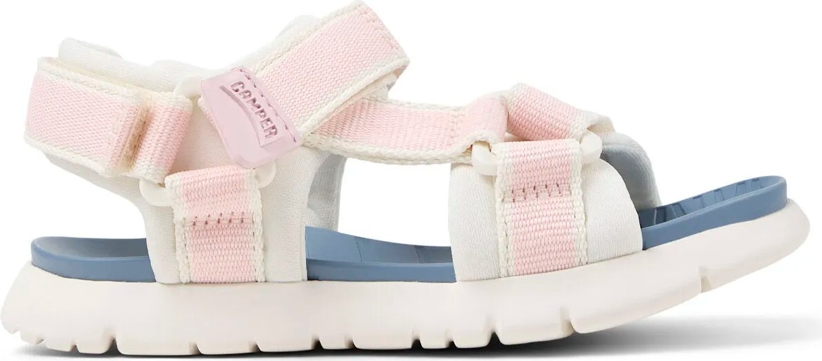 Camper Pembe - Beyaz Kız Çocuk Sandalet Oruga Sandal Kids