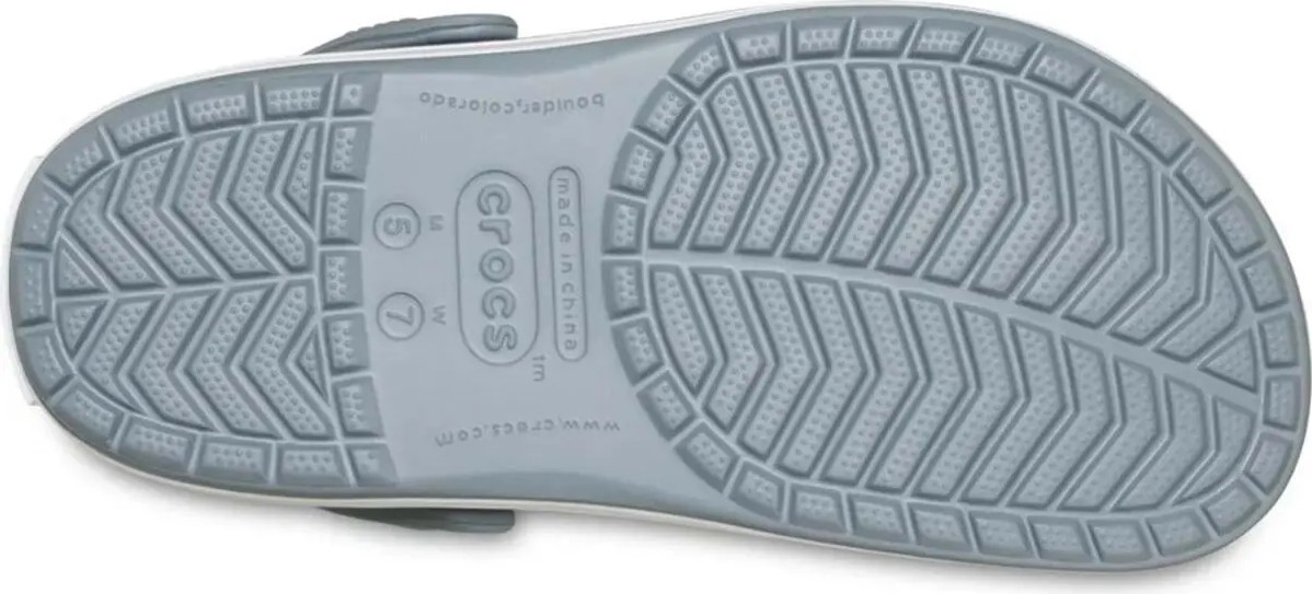 Crocs Crocband Unisex Terlik 11016 Gri Melanj Hafif Konforlu Tasarım Düz Topuklu görsel 5