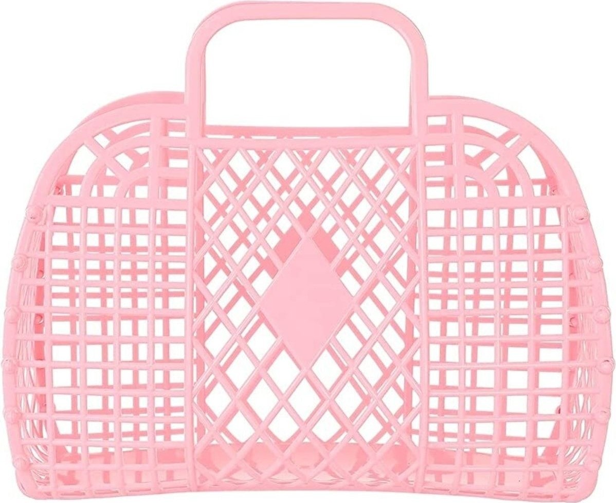 Calimila Retro Sepet Çanta- Açık Pembe
