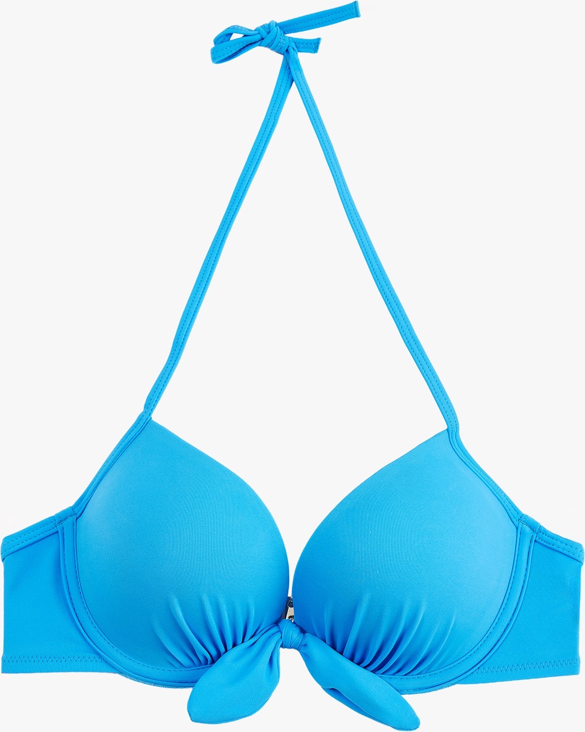 Koton Boyundan Bağlamalı Fiyonklu Destekli Bikini Üstü