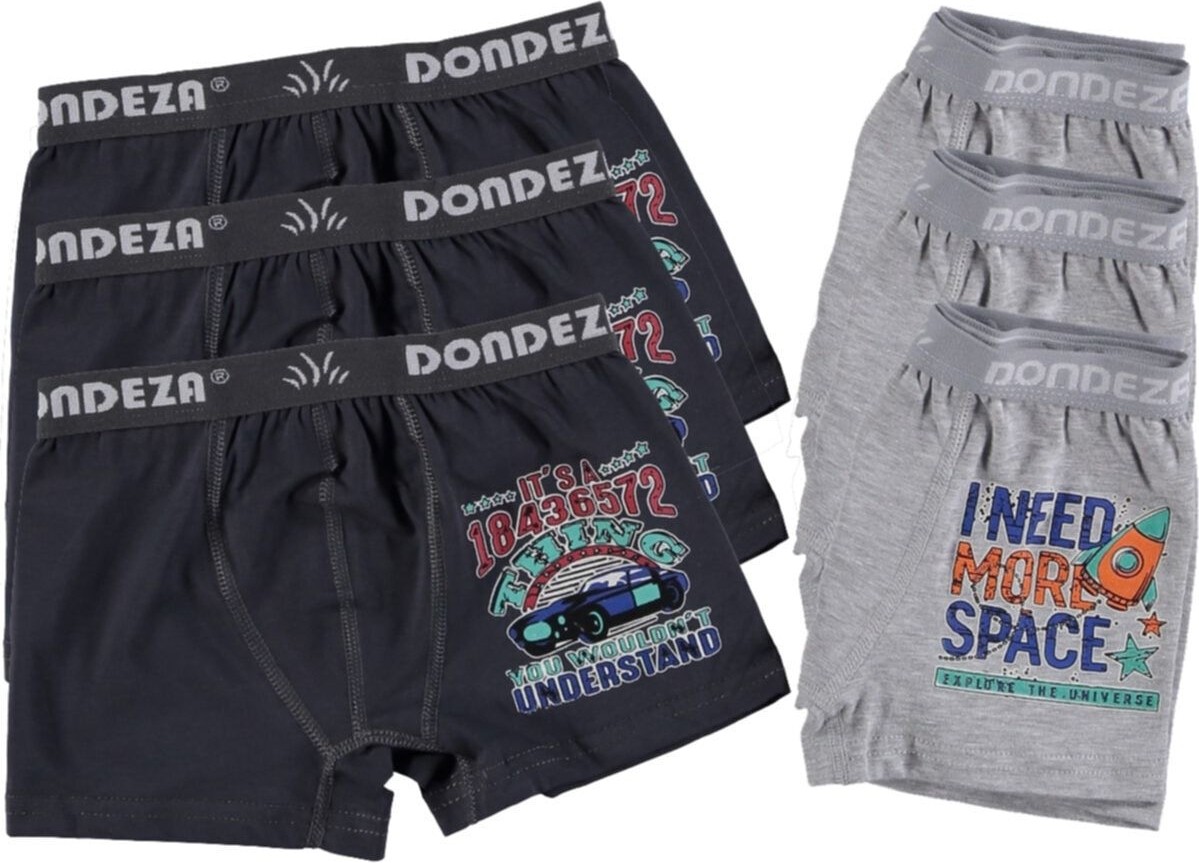 Dondeza 6'lı Paket 402 Çocuk Boxer