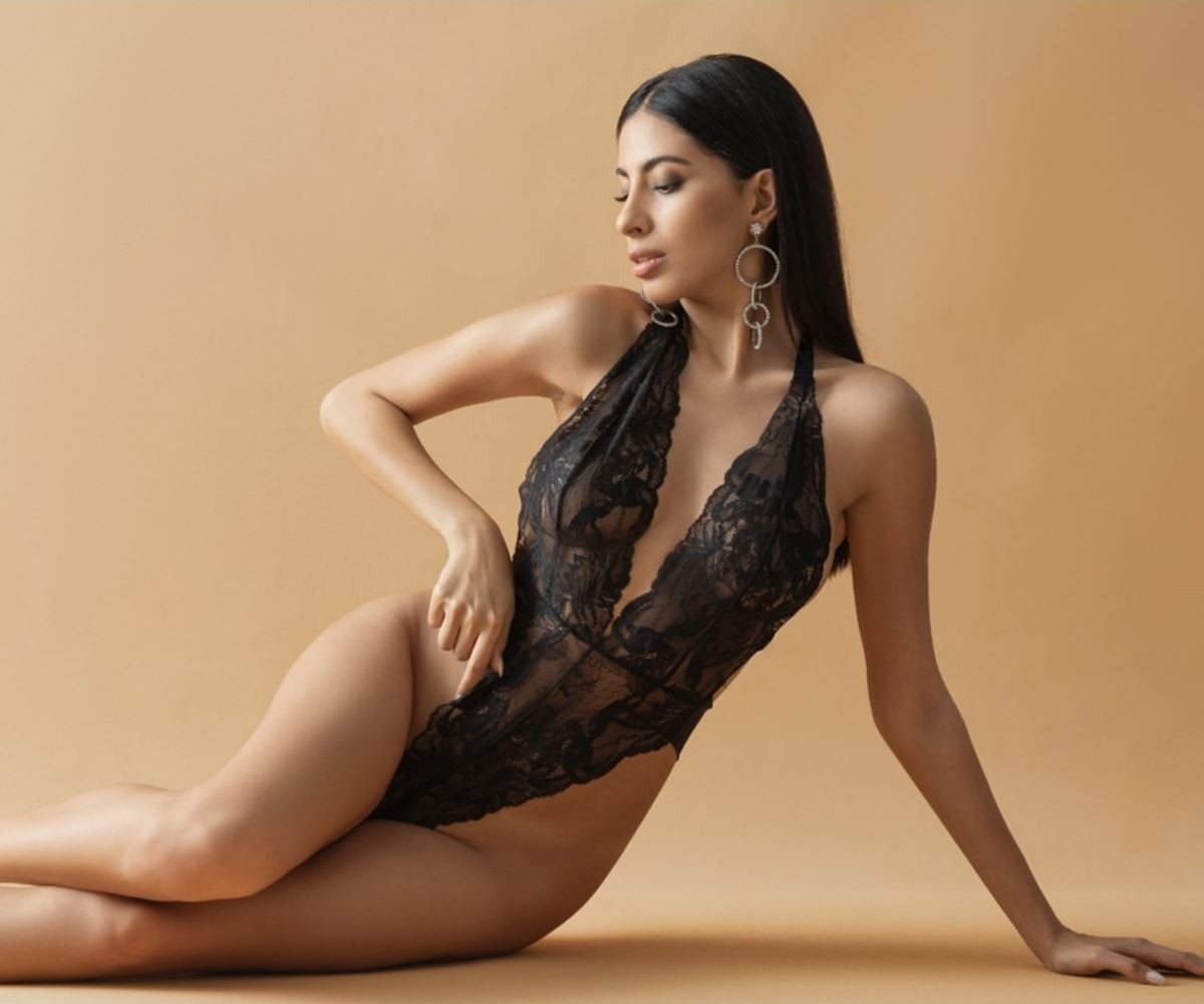 Afrodit AVM Siyah Dantelli Fantezi Bodysuit - 857 görsel 3