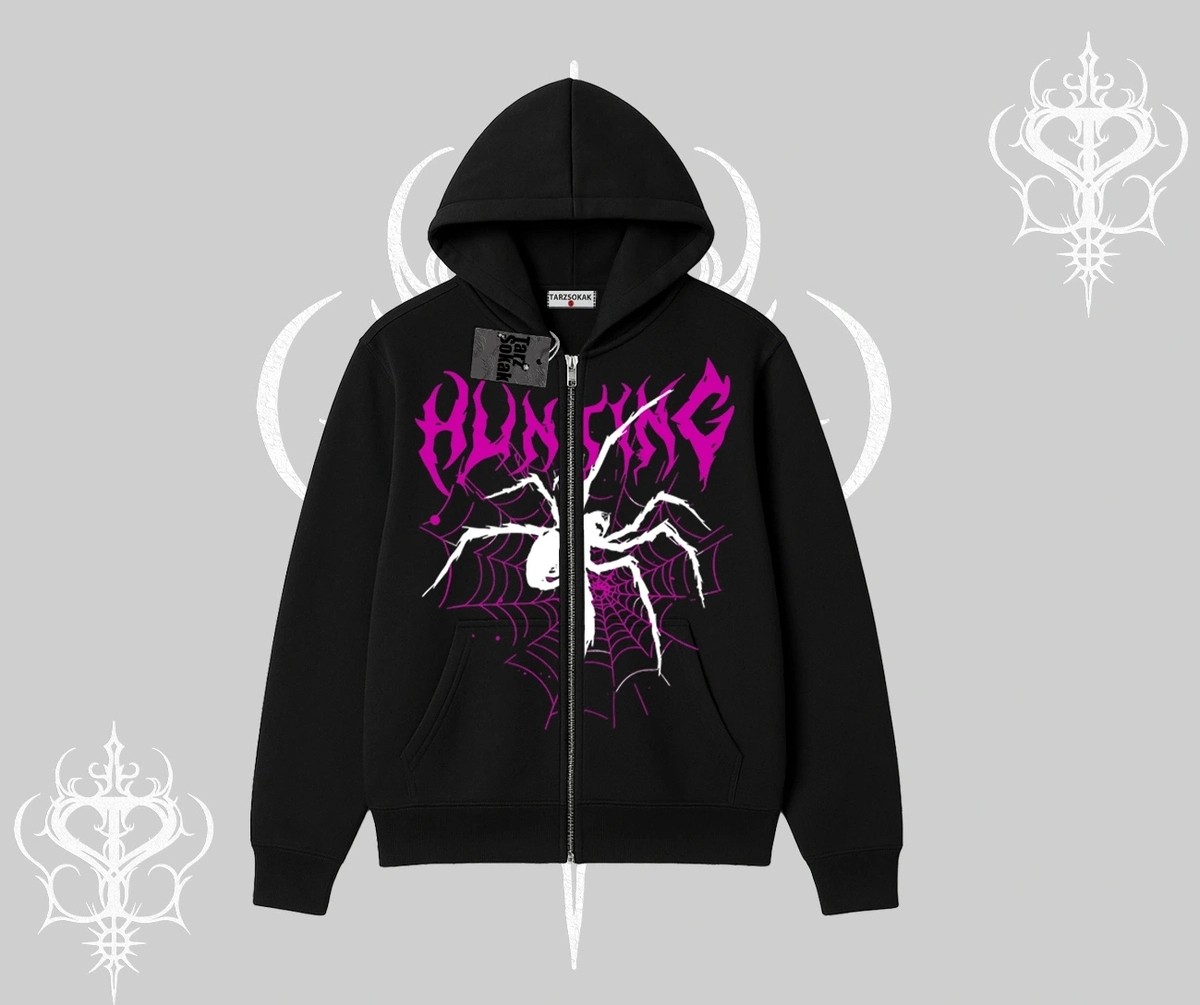 Tarzsokak Beyaz Hırka Sweatshirt Autumn Spider
