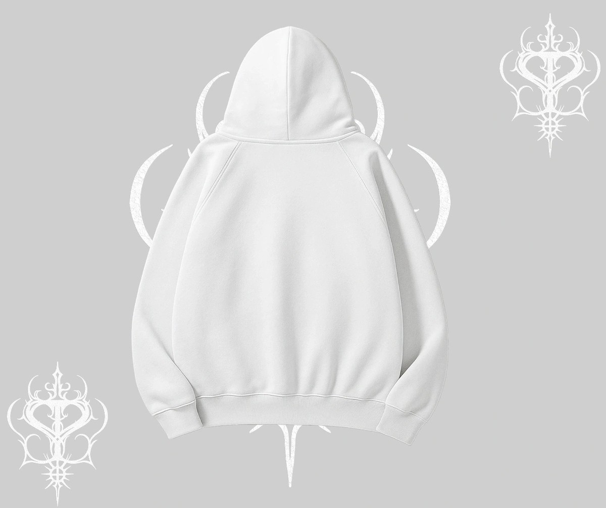 Tarzsokak Beyaz Hırka Sweatshirt Why Are U Scared görsel 2