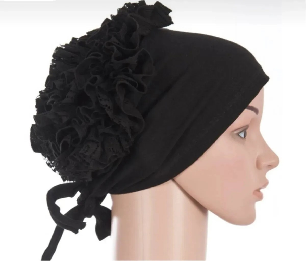 TeknoKapsül Bone - Dikişli Fırfırlı Bone Bandana görsel 3