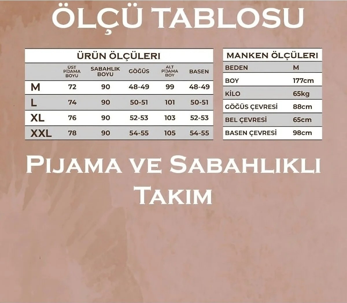 raia Kadın Pudra Jakarlı Şal Yaka Dantelli Kışlık Özel Tasarım Lohusa Hamile Sabahlık Pijama Takımı Seti görsel 4