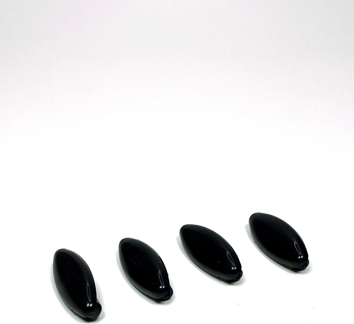 Nnstartshopping 4 Adet Plastik Çengelli Eşarp ve Şal Iğnesi Siyah 4 cm
