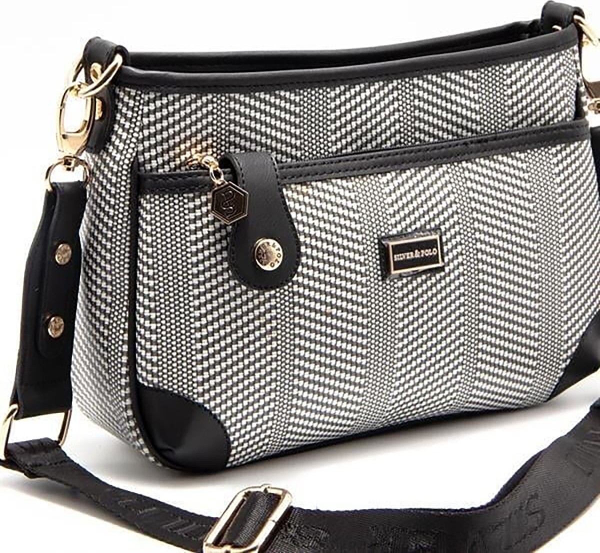 Silver & Polo Silver Polo SP1160-M132 Kadın Çapraz Çanta Siyah görsel 6