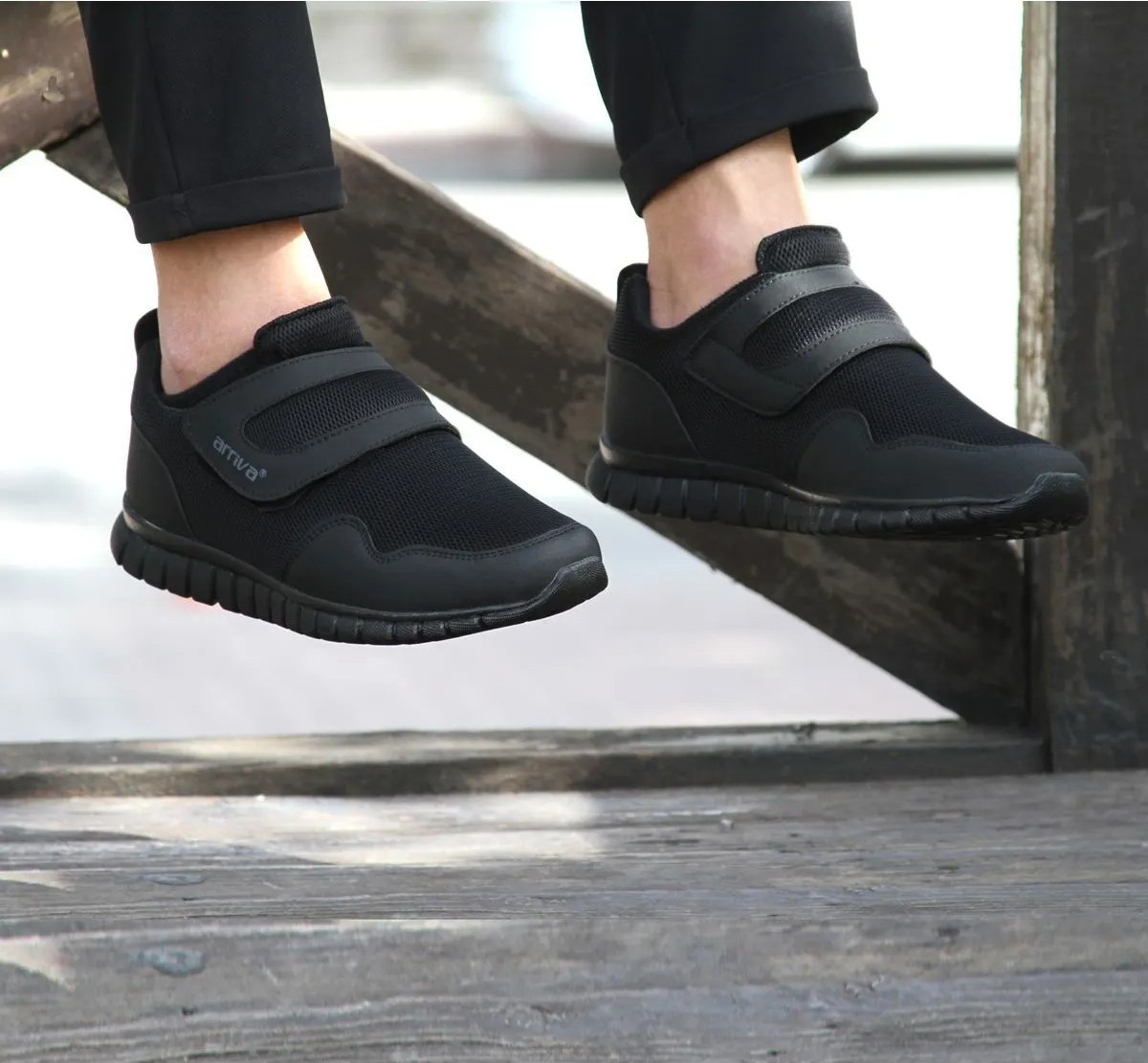 Letao Erkek Hafif Rahat Günlük Cırtlı Spor Yürüyüş Sneaker 1811 görsel 6