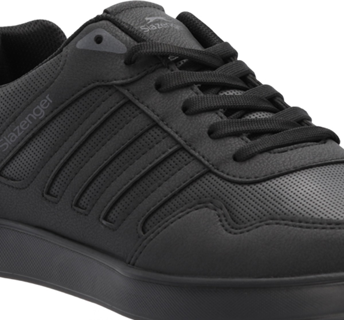 Slazenger ELECTRO Erkek Siyah / Siyah Günlük Spor Ayakkabısı görsel 4