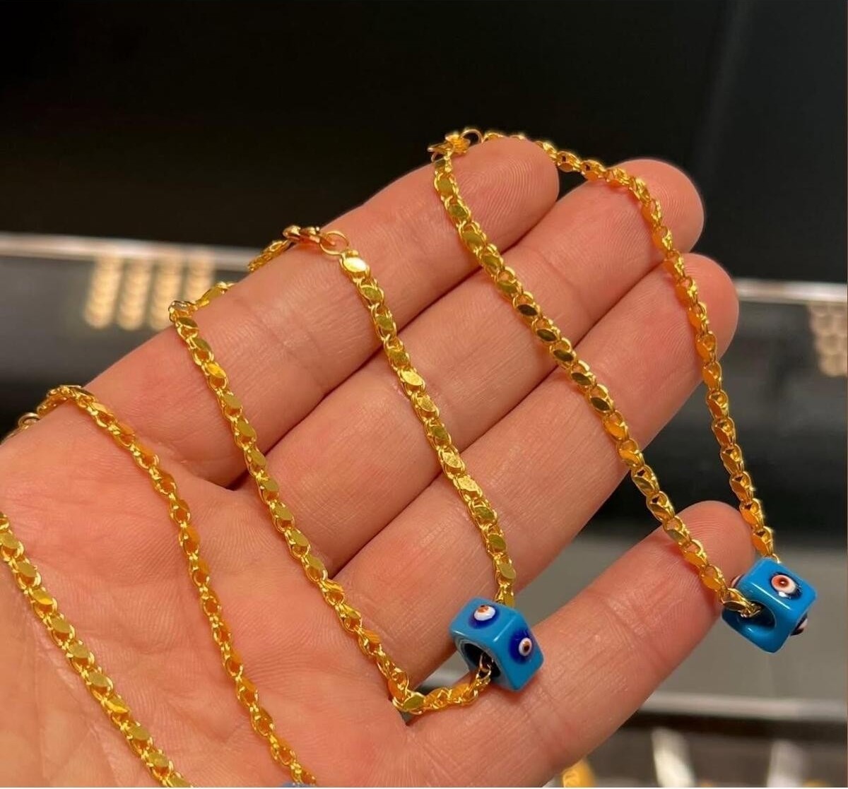 Kuyumcu Nurettin  (3 Gram) Istanbul Pullu Kunye 22 Ayar Altın 19 cm